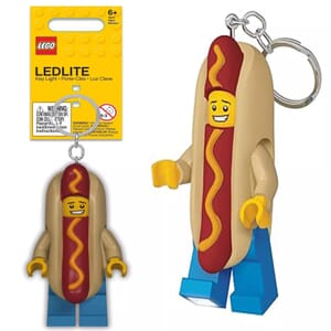 LEGO Hot Dog Keychain